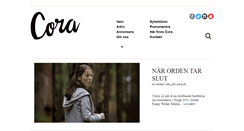 Desktop Screenshot of cora.se