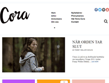 Tablet Screenshot of cora.se